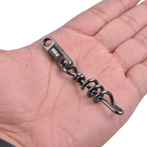 Miniatura 7 de AGOOL Corkscerw - Sacacorchos giratorios de acero inoxidable de alta resistencia de 750 libras, sacacorchos giratorios de liberación rápida