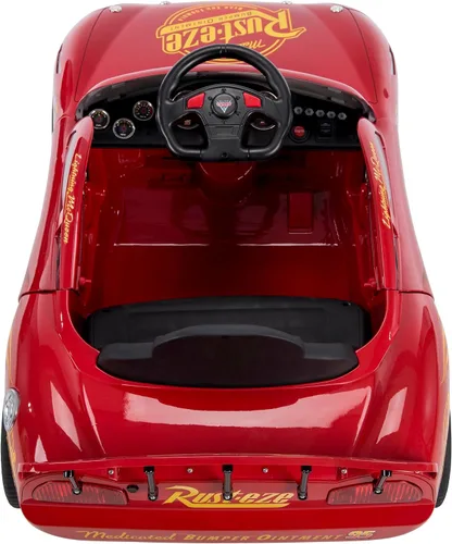 Miniatura 7 de Huffy Lightning McQueen - Auto de juguete de 6 V con faros delanteros y sonidos del motor, pedal de conducción, hasta 2.5 MPH, edades de 3 a 7 años