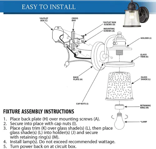 Miniatura 5 de Ciata Iluminación para exteriores, montaje en pared, aplique de una sola luz, lámpara de bronce resistente a la intemperie, 60 vatios, accesorio