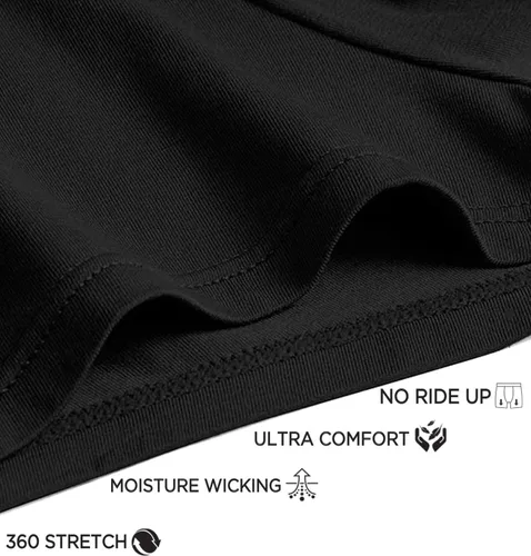 Miniatura 8 de Body Glove Calzoncillos tipo bóxer para hombre, ropa interior de rendimiento de ajuste seco, transpirable y atlético