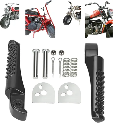 QYMOTO Estriberas Mini para Bicicleta Soporte de Reposapiés para Coleman CT200U, Trail 200, CT200U-EX, Axis M200, BT200X, CT200U-EXR CC100X CT100U