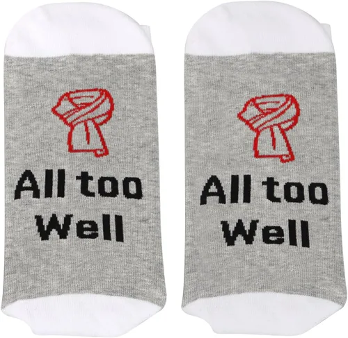 Miniatura 2 de TOBGBE 2 pares de calcetines para amantes de la música, letras de canciones, regalos con nombre de ablum, calcetines inspirados en canciones