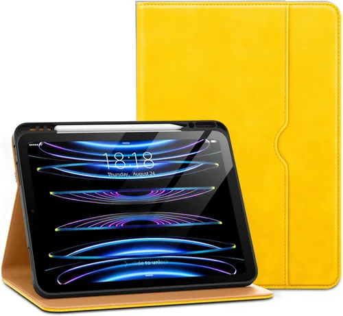 Miniatura 13 de DTTO para iPad Pro 12.9 6ª / 5ª / 4ª / 3ª generación Funda 2022/2021/2020/2018, Funda de cuero tipo folio con soporte integrado para lápiz Apple