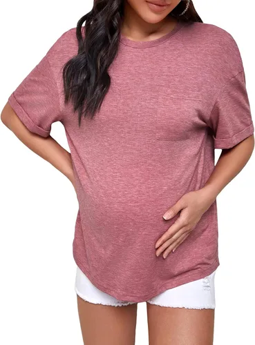 Miniatura 5 de Verdusa Camiseta holgada de manga corta con hombros caídos para mujer