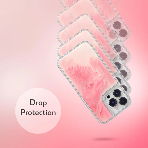 Miniatura 4 de SteepLab Flowing Neon Sand - Funda líquida para iPhone 13 Pro (2021, 6.1 pulgadas), protección de cuerpo completo con bisel elevado