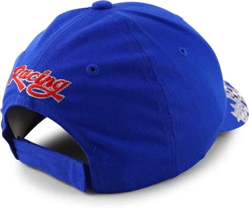 Miniatura 3 de Gorra de béisbol estructurada con llama bordada en 3D