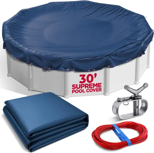 Miniatura 16 de Cubierta de piscina redonda de 12 pies para piscinas sobre el suelo, cubierta de piscina sobre el suelo, cubierta de piscina, cubierta de piscina