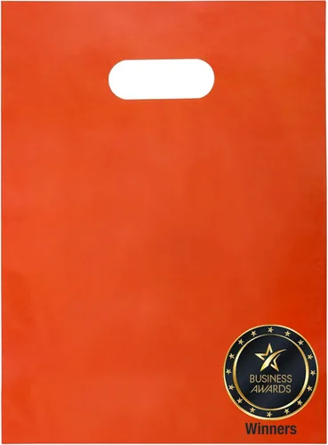 Miniatura 11 de Choice Marts - 100 bolsas de 1.5 mil de grosor, 9 x 12 pulgadas, bolsas de agradecimiento con asas extra brillantes, perfectas para mercancía