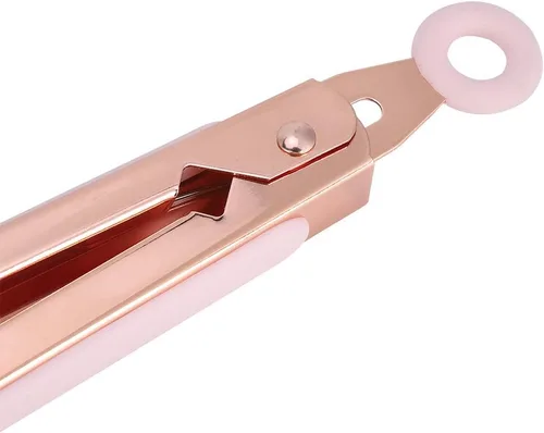 Miniatura 2 de Utensilios de cocina de silicona, 5 piezas, juego de utensilios de cocina, espátula, utensilios de cocina para niños, raspador de silicona, rosa