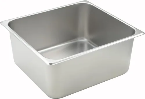 Miniatura 4 de Winco Bandeja de tamaño 2/3, 2 1/2 pulgadas, acero inoxidable, mediano
