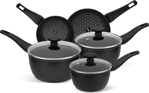 Miniatura 8 de PRESTIGE Thermo Smart Induction - Juego de 3 cacerolas antiadherentes con tapas