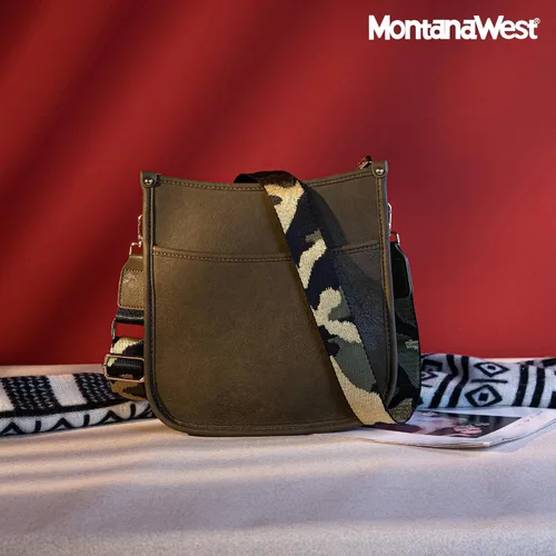 Miniatura 6 de Montana West Bolsos cruzados para mujer, diseño de moda, con correa ajustable para guitarra