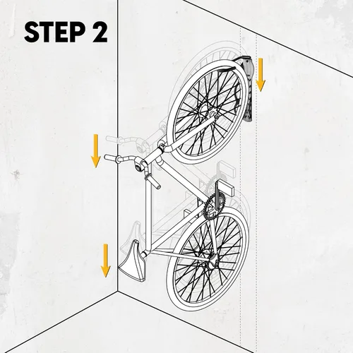 Miniatura 6 de BikeHand - Soporte de pared para bicicleta, soporte vertical resistente para montaje en pared, para almacenamiento interior de cobertizo de garaje