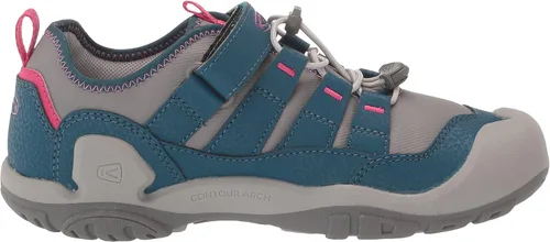 Miniatura 6 de KEEN Tenis cómodos unisex para niños, Steel GreySafety Orange