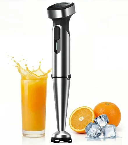 Turelar Batidora de inmersión inalámbrica con batería recargable, batidoras de mano portátiles con velocidad ajustable, batidora de mano para