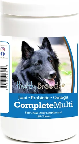 Miniatura 55 de Healthy Breeds Rottweiler todo en uno multivitamínico suave masticable 120