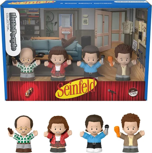 Little People Collector Seinfeld TV Series Edición especial en caja de regalo para adultos y fanáticos, 4 figuras