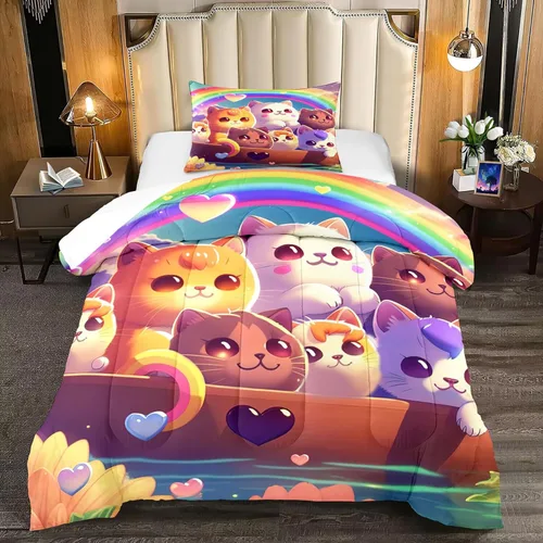 Miniatura 19 de Juego de edredón de 3 piezas con 2 fundas de almohada, tamaño Queen, diseño africano de DJ Girl de microfibra suave, regalo para mujeres y niñas