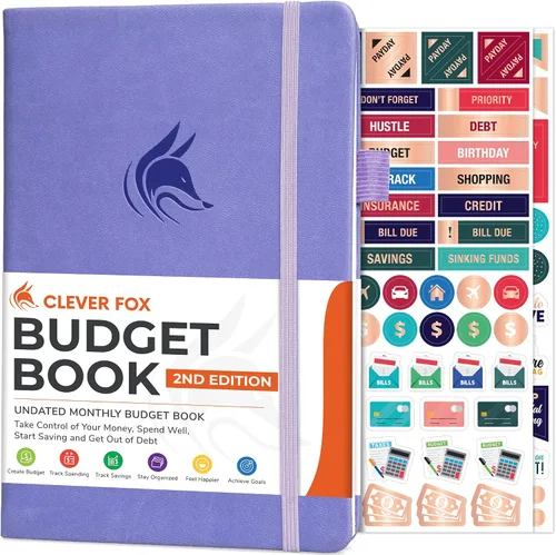 Miniatura 12 de Clever Fox Budget Book 2.0 - Planificador de presupuestos simple para principiantes - Cuaderno financiero con seguimiento de gastos de dinero, Negro
