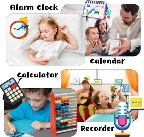 Miniatura 6 de Reloj inteligente para niños, reloj inteligente de 24 juegos para niños, relojes inteligentes de moda para niños de 3 a 14 años, gran regalo
