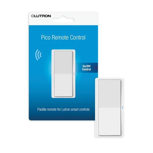 Lutron Paddle Pico - Control remoto para atenuadores/interruptores inteligentes Caseta, control de encendido/apagado, para uso en mesa o montaje en