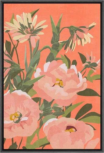 Miniatura 13 de SIGNFORD Lienzo impreso para pared, cielo nublado, bosque verde, prado, naturaleza, desierto, ilustraciones florales botánicas, arte moderno