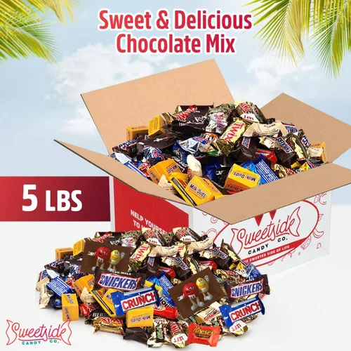 Miniatura 2 de Paquete variado de dulces de chocolate, dulces de chocolate a granel para fiestas, paquete variado de dulces de chocolate surtidos de 5 libras