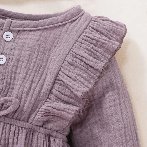 Miniatura 7 de Ropa de bebé recién nacida overol de manga con volantes trajes lindos para niñas