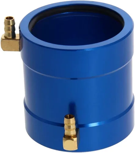 Fielect Motor de aluminio de refrigeración por agua chaqueta de metal modelo de control remoto barco PartsBlueSuitable for40Series Control remoto