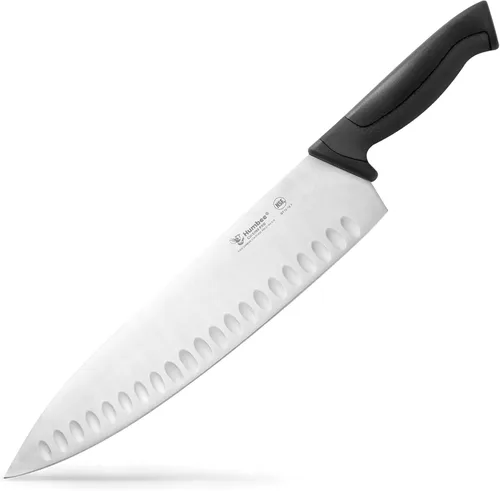 Miniatura 14 de Cuchillo de chef certificado NSF de 10 pulgadas, cuchillo de cocina de acero inoxidable de alto carbono con mango ergonómico codificado por