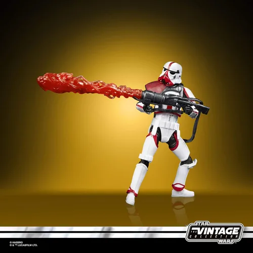 Miniatura 5 de Star Wars Hasbro The Vintage Collection Incinerator Trooper, figura de acción The Mandalorian de 3.7 in de alto, juguete para niños a partir de 4