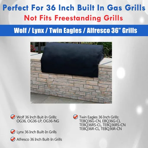 Miniatura 3 de OG36 - Piezas de repuesto para parrilla Wolf Grill Parts Lynx L600 de 36 pulgadas Twin Eagles TEBQ36RS TEBQ36R al aire libre resistente 36 pulgadas