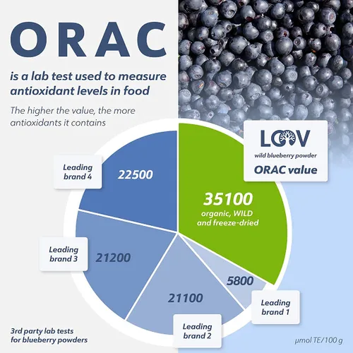 Miniatura 2 de Paquete – 2 artículos: Polvo orgánico de arándanos silvestres LOOV y copos de levadura nutricional orgánica no fortificada