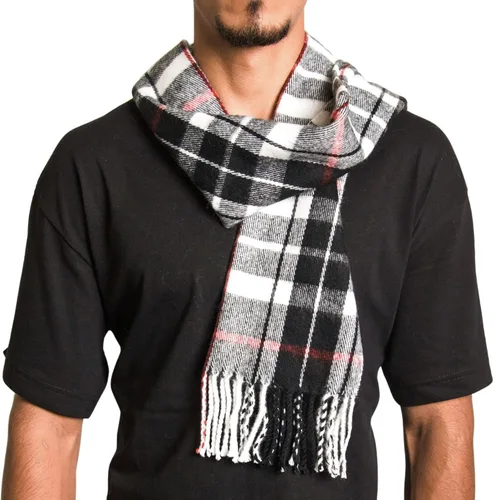 Miniatura 58 de Alpine Swiss Bufanda a cuadros para hombre, ultra suave, chal de invierno, cálido, ligero, para clima frío