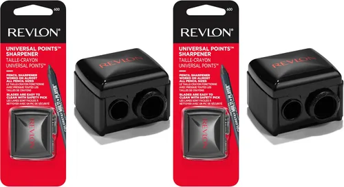 Miniatura 9 de Revlon Sacapuntas Universal, Sacapuntas de Maquillaje para Lápices de Maquillaje de Madera y Plástico, Se Adapta a Lápices Pequeños y Grandes