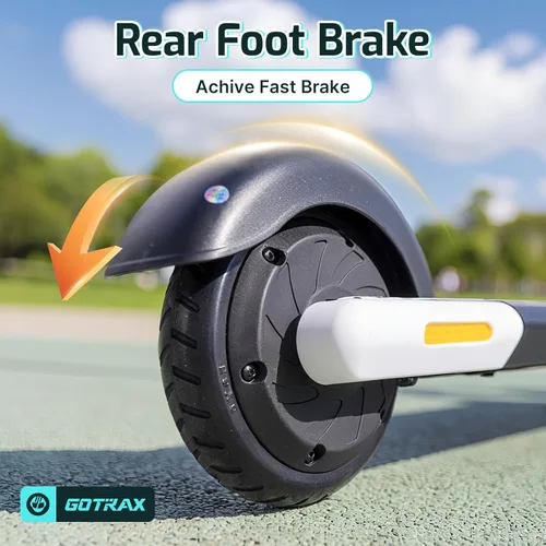 Miniatura 5 de Gotrax GKS Mini Electric Scooter for Kids 6-12, Max 3.75 Miles & 7.5 Mph by 150W Motor, 6'' Wheel, Thumb Control Easy to Ride & Assemble Negro