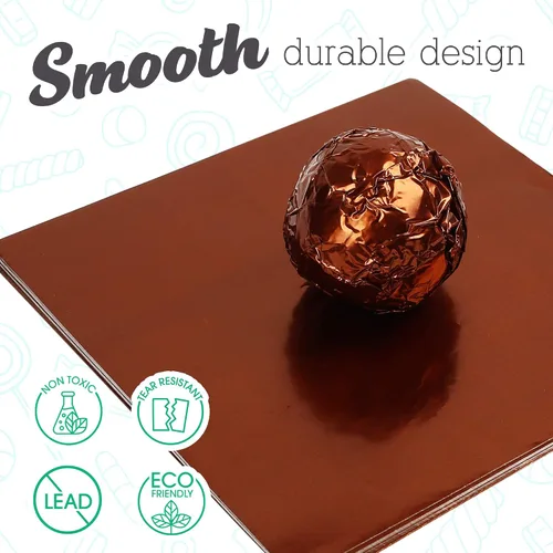 Miniatura 6 de LotFancy Envolturas de caramelos de aluminio para chocolates, 4 x 4 pulgadas, 900 piezas de papel de aluminio para envolver dulces, hojas cuadradas
