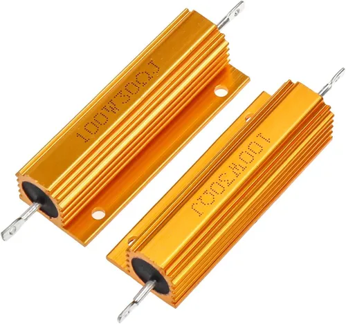 Miniatura 8 de RX24 50 W 4 Ohm Resistor Caja de aluminio Wirewound chasis montado -4pcs