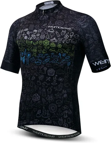 Miniatura 27 de Nuevo Pro cremallera completa hombres ciclismo Jersey manga corta Riding Shirt USA
