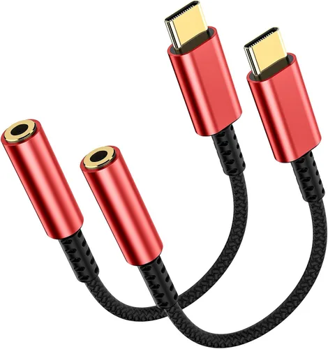 Miniatura 8 de Adaptador USB C a conector de auriculares de 3.5mm – Dongle de audio HiFi, cable tipo C a auxiliar hembra compatible con iPhone 17/16/15 Pro Max