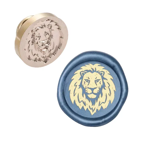 Miniatura 20 de CRASPIRE Juego de sellos de cera con diseño de luna, sol, nubes, latón, 0.98 pulgadas, extraíble, 1.181 in, con 1 mango de madera retro para bodas