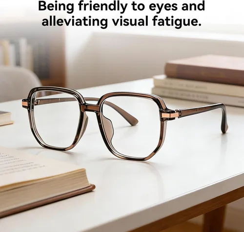 Miniatura 5 de Dollger Square Blue light Glasses for Women Men Oversized Bluelight Blocking Computer Screen Stylish Eyeglasses TR90 Frame