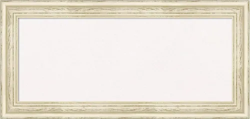 Miniatura 101 de Amanti Art Tablero de corcho blanco para pared (32 x 24) con marco de madera blanco blanco y blanco, tablero de corcho mediano para oficina, tablero