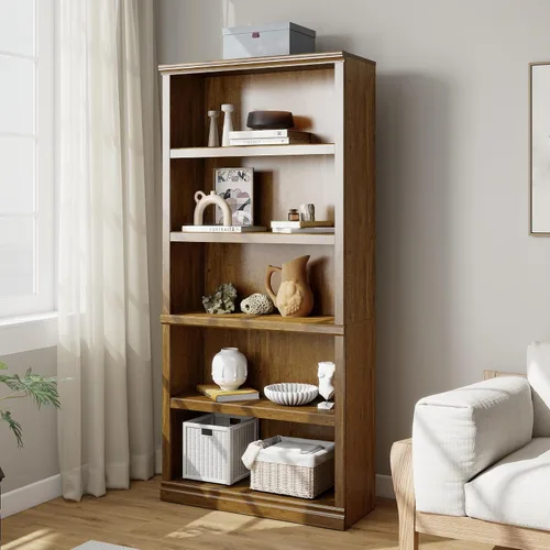 Miniatura 24 de Bevfint Estantería de 43 pulgadas de alto, estantería de 3 niveles, almacenamiento abierto, muebles de interior de pie de 33 pulgadas de ancho