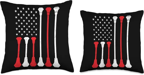 Miniatura 3 de Baton Twirling Gymnastics Baton Twirler Cojín giratorio con diseño de la bandera de Estados Unidos, gimnasta Majorettes, 16 x 16 pulgadas, multicolor