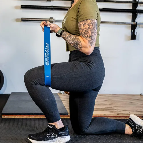 Miniatura 4 de Serious Steel Fitness Mini bandas de resistencia Bandas elásticas de rehabilitación y prehab Bandas de entrenamiento de ejercicio de 12 pulgadas
