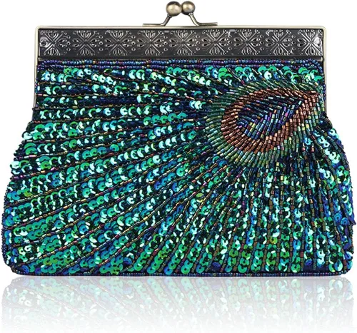 Miniatura 3 de RARITYUS Bolso de noche para mujer con forma de rosa de satén sedoso con elegante asa de metal para fiesta, boda