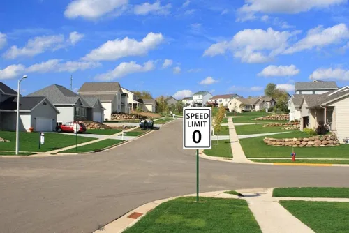 Miniatura 4 de KONEDMIX Señal de límite de velocidad de 25 mph, señal de tráfico lenta, carretera y calle, 25 señales de 8 x 12 pulgadas Límite de velocidad 25