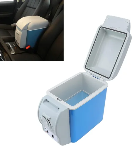 Miniatura 3 de Pssopp Enfriador eléctrico de 12 V CC, enfriador portátil de coche sin hielo, mini refrigerador portátil para viajes, camping, barco, vehículos