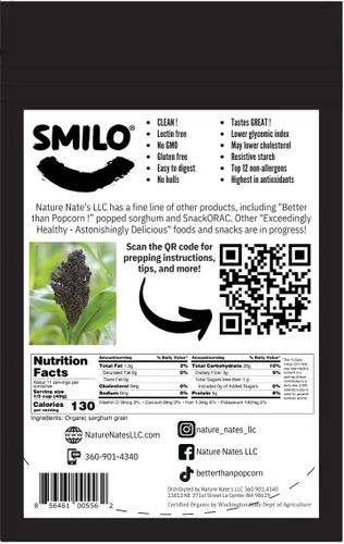 Grano orgánico de sorgo negro (15 onzas), grano sin gluten, cultivado en Estados Unidos, ideal para avena, salteado, pilaf, molienda de harina,